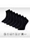 Pure Bamboo Summer Men's Booties Flat Short Black Socks Seamless Premium Gift Boxed 7-Piece Softaura Series L5952Aznp