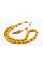 Hakkı Usta Signed Capsule Cut Mulberry Tree Prayer Beads - 3