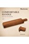 Acacia Wood Serving Board with Handle 49.5 × 12 cm Charcuterie and Cheese Platter for Bread, Pastries and Appetisers - 5