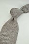Beige Brown Classic Linen Tie Kk13862 - 3
