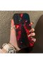 Samsung Galaxy A13 Compatible Silicone Edge Hard Back Case Couple Phone Case Anime Patterned - 3