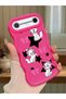 Tecno Pova Slim Compatible Case Camera Protector Red Silicone Couple Phone Case Character Pattern