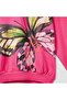 Girls Crew Neck Sweatshirt with Butterfly Print - Cotton - Long Sleeves - 4