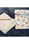 2-Piece Baby Blanket Set - 100% Natural Cotton Muslin & Combed Cotton - Cream - 85*95cm - 3