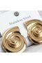 Women Earrings 316L Steel Gold Color Sea Shell Form Jewelry Accessory - 2