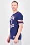 x MLB Men Sportswear Fit Short Sleeve Baseball T-Shirt, Navy - 2