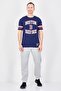 x MLB Men Sportswear Fit Short Sleeve Baseball T-Shirt, Navy - 4