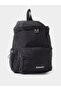 Solid Backpack With Side Mesh Pocket