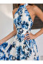Floral Sleeveless A-Line Maxi Dress - 6