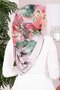 Vintage Rose Patterned Scarf Series Emerald - 3