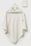 100% Cotton Teddy Bear Figured Hooded Baby Towel and Washcloth Set - 80X80 cm - 2