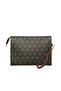 Women's Monogram Patterned Handbag Portfolio Wallet Clutch - 4