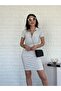 Striped Camisole Dress White - 2
