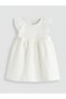 Lcw Baby Ecru Ruffled Baby Girl Dress - 4