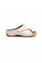Beige Heel Spur Support Gel Sole Hallux Valgus Compatible Daily Comfortable Women's Slippers - 3