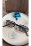 Colorful Patterned Metal Bridge Gradient Glass Oval Sunglasses - 2
