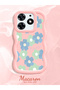 Tecno Spark 10 Pro Compatible Case Camera Protector Pink Silicone Couple Phone Case Floral Pattern - 2