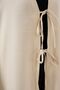 Bdart Linen Blend Long Sleeve Front Lace-Up Kimono - 5