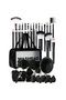 24Pcs Makeup Brush Set with Sponges, Puffs, Headband, Storage Wash Bag, Travel Brush Set