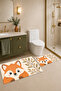 Sweet Toilet Seat Mat Digital Printed Washable Non-Slip Based Bathroom Mat