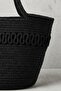 Wave Motif Rope Knitted Shoulder Bag - Special Design Women's Shoulder Bag - 3