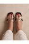 Women's 5 cm Thick Heeled Transparent Chain Buckle Detailed Daily Stylish Summer Heeled Slippers - 3