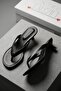 Talyano Black (3 cm Heel) Short Heeled Daily Use Slippers - 5