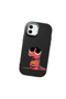 Black Silicone Case with Shock-Absorbing Camera Protections Compatible with iPhone 11 - 4