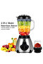 Three-in-One Kitchen Blender, 1.5-liter capacity container, stainless steel blades and casing, multi-functional design suitable for blending, grinding and chopping, with overheat protection