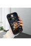 Oppo Reno14 Pro Compatible Black Silicone Case with Shockproof Camera Protection