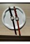 Minimal Leather Cord Women's Wristwatch Pan Bitter Brown - 4