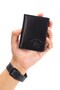 Men's Genuine Leather Magnetic Card Holder and Wallet - 6