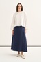 Women's Short Basic Long Sleeve Sweatshirt Ecru - 3