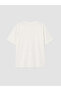 Lcw Kids White Crew Neck Printed Boys T-Shirt - 5