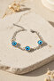 Evil Eye Beaded Chain Bracelet for Women Men Adjustable Stylish Bijouterie Bracelet - 2