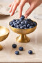 Almina Double-Legged Stainless Steel Ice Cream Dessert Presentation Bowl Steel Presentation Container Serving Dish - 2