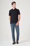 Black Polo Collar Short Sleeve Pocket Comfort Fit 100% Cotton T-Shirt 1011260163 - 2