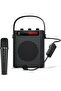 S95 Voice Amplifier Wireless Microphone – Rechargeable Handheld Mic & Portable Speaker Set with 4 Sound Effects for Karaoke, Teaching & Speaking