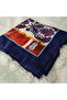 Handmade Needlework Writing, Scarf, Yemeni, Mevlit Cover, Head Cover, 4 Sides Embroidered, 100*100cm - 6