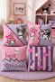 My Best Friend Kuromi Patterned 4-Piece Kids and Baby Pillowcase Set