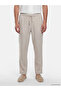 Lcw Vision Beige Regular Fit Linen Blend Men's Trousers - 4
