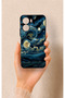 Vivo Y16 Compatible Starry Night Patterned Silicone Case