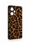 Redmi Note 12 Pro 5g Compatible Dark Leopard Leather Pattern Silicone Case - 4