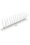 Pack Of 12 Bird Spikes Deterrent for Pigeons, Stainless Steel Repellent Strip, Outdoor Pest Control for Roof Fence Mailbox Window - 7