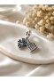 Steel Charm with Castle and Star Detail - 2