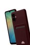 Ilkestor Galaxy A07 Kelvin Silicone with Business Card Holder (234052) - Burgundy - 3