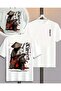 Japanese Samurai Printed Men's T-Shirt – Oversized Street Style Casual Unisex T-Shirt