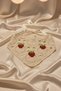 Strawberry Motif Tied Bandana, Knitted Summer Hair Bandana for Beach Daily Use - 2