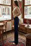 Navy Blue - Palazzo Jeans - 2