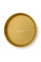 Gold Stainless Steel Multi-Purpose Catering and Presentation Tray 27cm, High Edge Round 1Pc